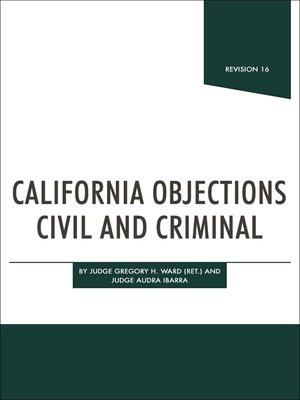 cover image of California Objections